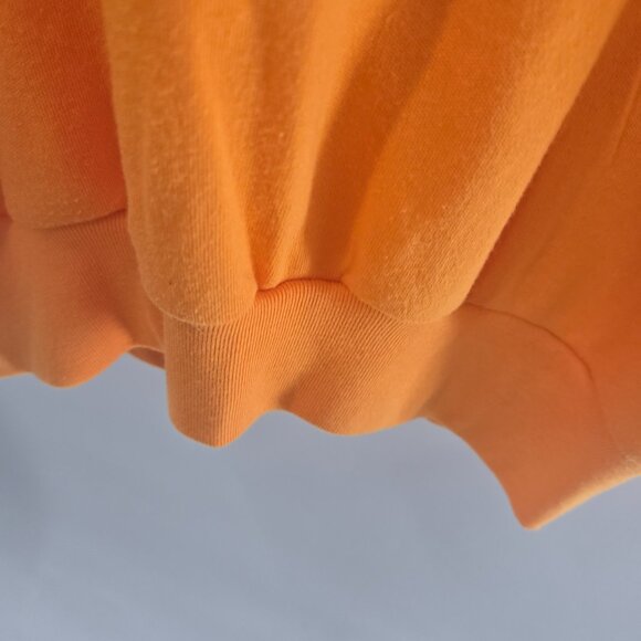 Vintage Karen Scott Orange Upcycled Lorikeet Parrot Applique Short Sleeved Top L - Picture 10 of 16